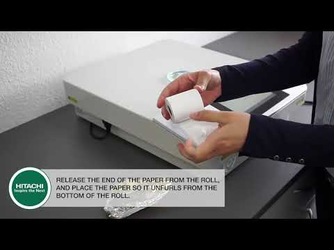 Tutorial | LAB-X5000 | How to change the printer paper