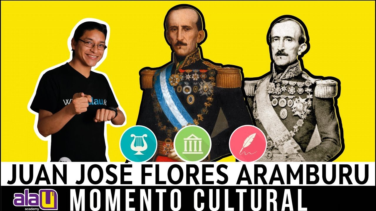 Primer presidente del Ecuador Juan José Flores - YouTube