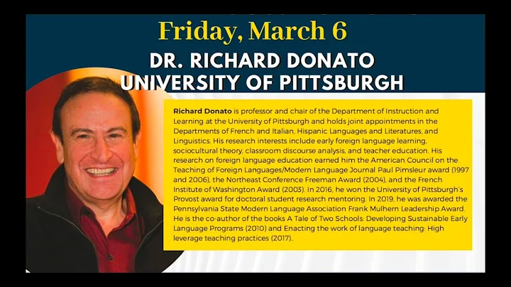 2020 APPLE Interview: Dr. Richard Donato