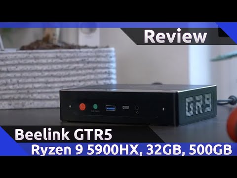 ミニBeelink GTR5 Ryzen9 5900HX 32GB 500GB Beelink GTR5 Review
