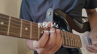 bite me - enhypen (electric guitar cover) Resimi