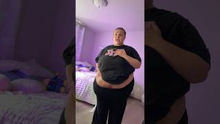Is this 500lbs Big Girl TOO CHUBBY? 👀🤯 #ssbbw #plussize #belly