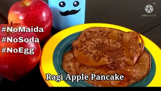 Ragi Apple Pancake | रागी एप्पल पैनकेक | Eggless Ragi Apple Pancake | Easy Breakfast Recipe