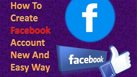 How to create Facebook  Account