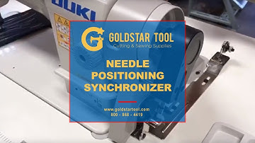 Tutorial - Juki DDL 8700 - Needle Positioning Synchronizer - Goldstartool.com - 800-868-4419