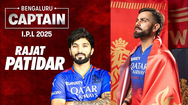 Official Announcement Rajat Patidar is the Captain of Rcb