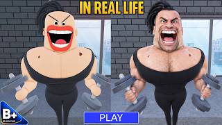 ESCAPE PEPE GYM OBBY In Real Life Update - Roblox All Bosses Battle FULL GAME Walkthrough All Items screenshot 2