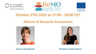 ReMO Webinar: Reform of Research Assessment