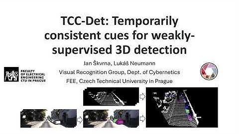 TCC-Det ECCV 2024 video explanation.