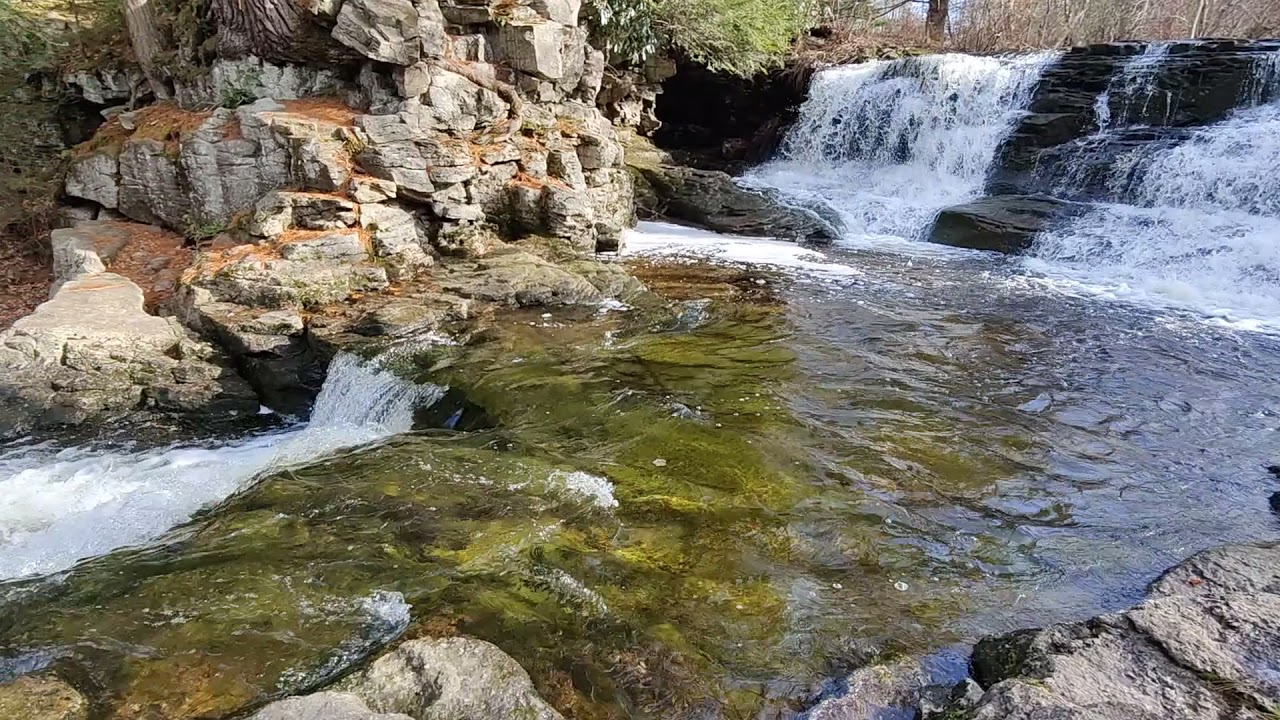 Water Fall at Choke Creek in Pinchot State Forest, Creek, PA
