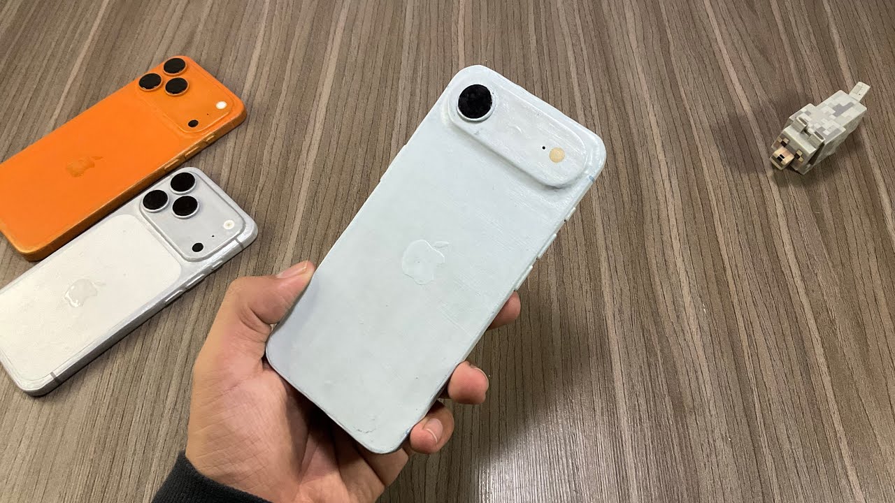 Как сделать iPhone Air 📱 из картона небесно-голубого цвета 🩵