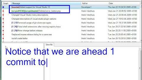 Git Extensions - 3 Push changes