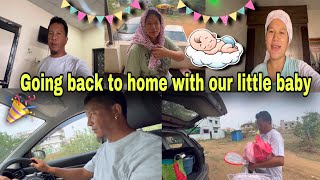 Going back to home with our new little baby// Pema’s Channel