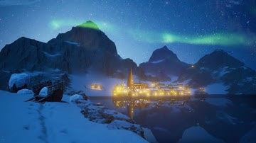 (4.8) Creating a Mountain Town Scene in Unreal Engine 4 / UE4