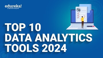 Top 10 Data Analytics Tools 2023 | Best Tools for Data Analysis | Data Analytics Training | Edureka