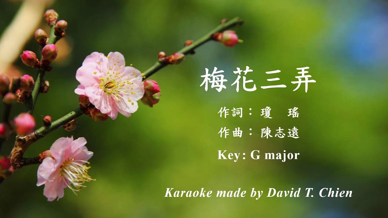 【您也能唱】梅花三弄，伴奏（卡拉製作：錢達）