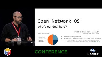Lightning Talk: Open Network Operating Systems - What