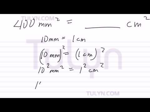 Conversion of Metric Units Squared Millimeters to Squared Centimeters Conversion of Metric Units Squared Millimeters to Squared Centimeters