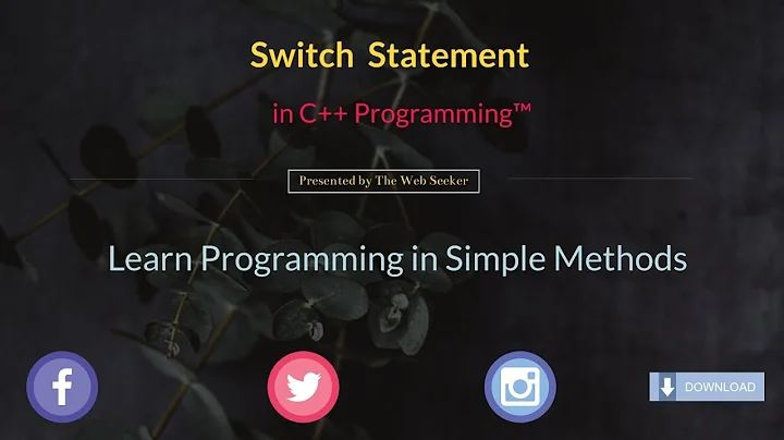 Using Range in the Case Values of Switch Statement | C++ Programming Video Tutorial