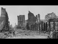 Panoramic photographs of san francisco 1877  1906 post earthquake  mark hopkins mansion tower