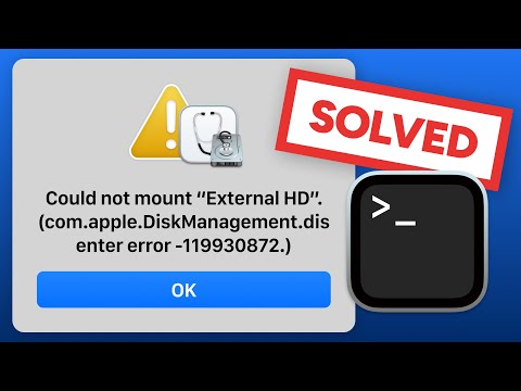 External Drive Won't Mount in macOS