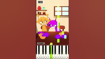 Color Change Simon and Durple (Incredibox Sprunki) @lupdup - Piano Tutorial