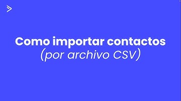 ActiveCampaign: Como importar contactos