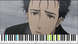 【FULL】[Steins;Gate 0 Anime OP] "Fatima" - Kanako Itou (Synthesia Piano Tutorial) chords