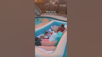 Thumbnail of what to do at a sleepover #shorts #sleepover #ideas #friends #viral