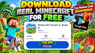How to Download Minecraft for Free | Free Redeem Code Giveaways for Minecraft screenshot 2