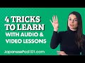 How to Learn Japanese Fast with Audio & Video Lessons (4 Tricks Inside)