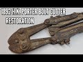 130-year-old Bolt Cutter Complete Teardown and Restoration (4K UHD ASMR)