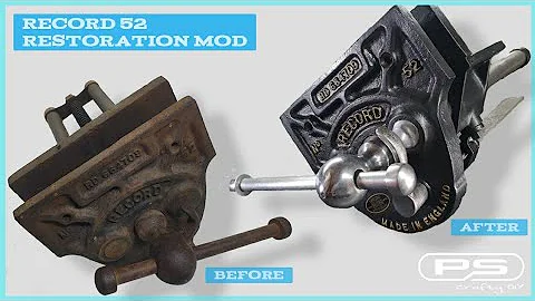 Vintage Vice Restoration Mod || Record no.52 || 1930s - 1940s Carpenters Vice