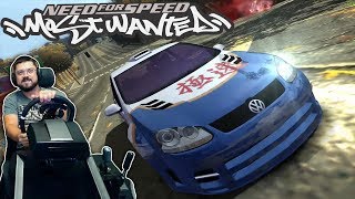 картинка: Навалил на тачке босса - прохождение Need for Speed Most Wanted на руле Fanatec CSLElite PS4