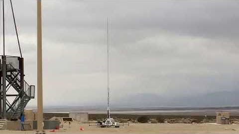 UCLA Bipropellant Rocket Test Launch (March 2018)