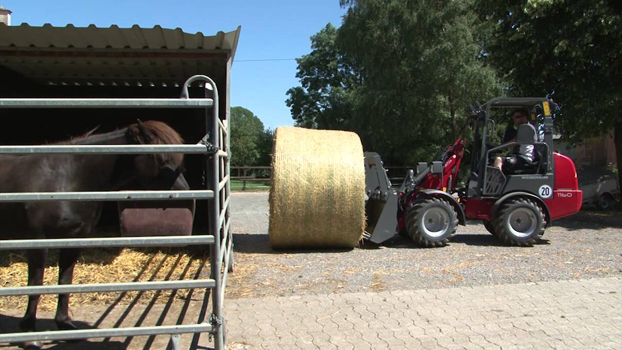 Weidemann – Hoftrac® 1160 Einsatz Pferdehof