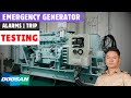Emergency Generator Engine Alarms and Trip Testing | MOE MYiNT SHEiN | Technical Vlog : 109