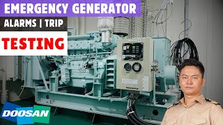 Emergency Generator Engine Alarms and Trip Testing | MOE MYiNT SHEiN | Technical Vlog : 109