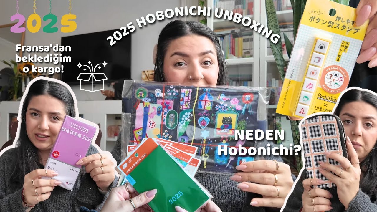 Hobonichi Alışverim📓✏️ l 2025 Ajandam🗓️ Unboxing