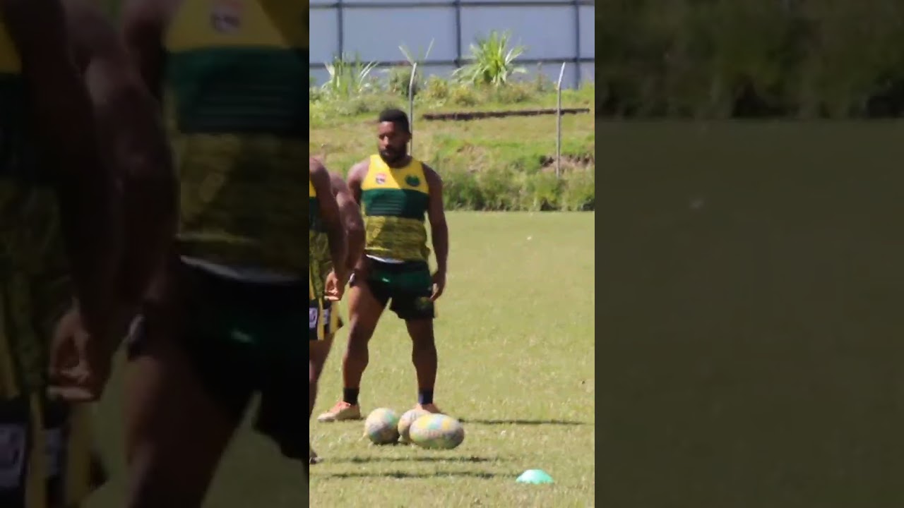 Enga Mioks frinal training session at Aipus Oval