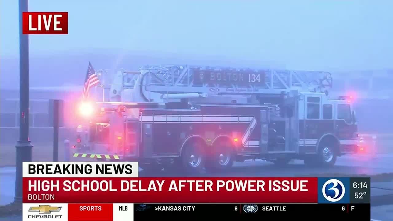 BREAKING Power issue leads to delayed opening for Bolton High School