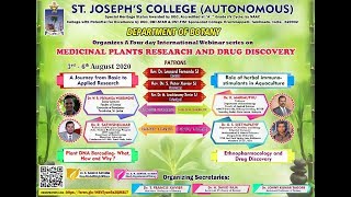 St. Joseph's College (Autonomous), Tiruchirappalli - 620002, Tamil Nadu, India. Live Stream