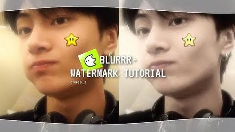 BLURRR- easy watermark tutorial | blurrr tutorial