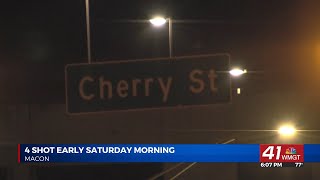 Four men shot in downtown Macon
