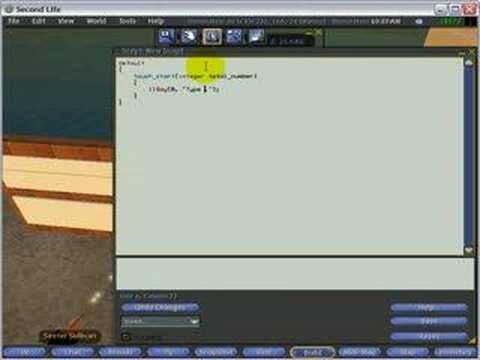 Scripting your way in SL