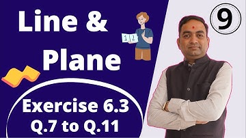 Lines and Planes Class 12th Exercise 6.3 Part 2