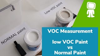 Air Quality Measurement of Paints: Normal vs. Low-VOC paint