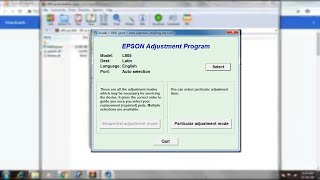 Epson l805 l810 l850 resetter and adjustment program download free