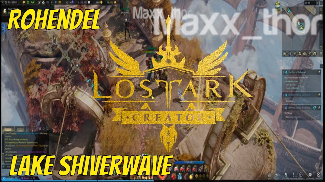 Lost Ark | Berserker | Rohendel | Lake Shiverwave | Character Levelling | Item Level 540