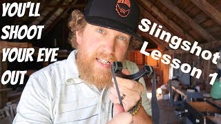 How To Shoot A Slingshot Lesson 1 The Shooting Range and Slingshot Targets (How to Slingshot # 1)